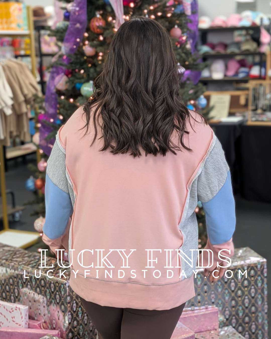 Love of Color Block Top D1651