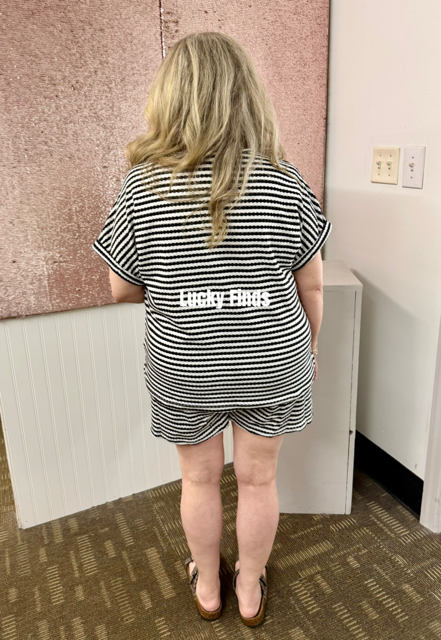 Tampa Bay Textured Shorts Set D1736