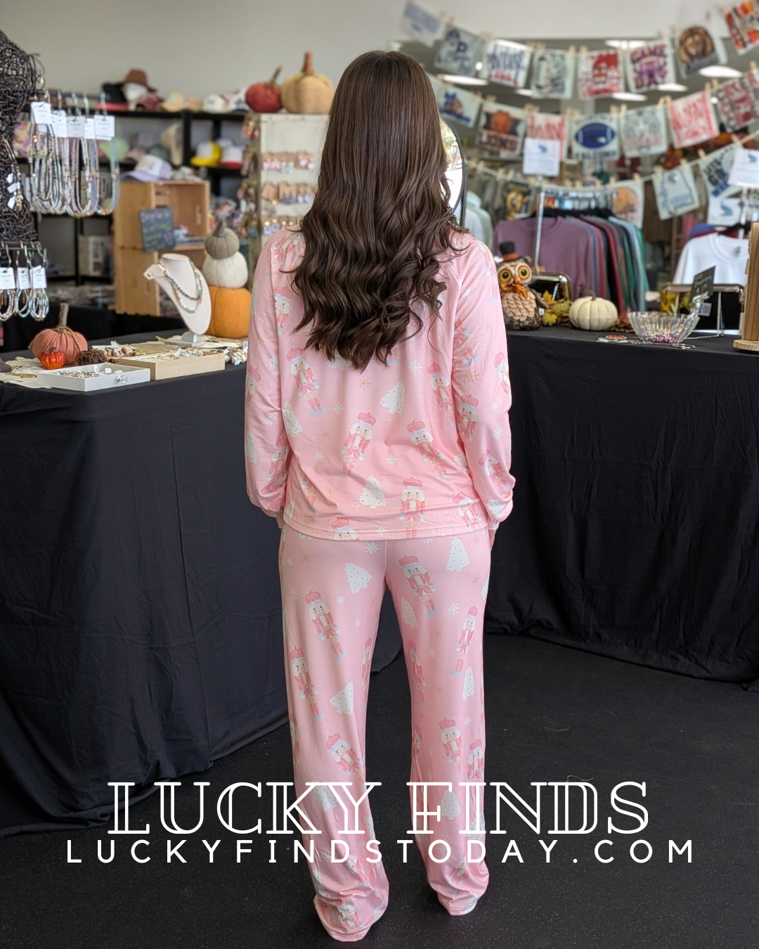 Santa Print Lounge Set D1759