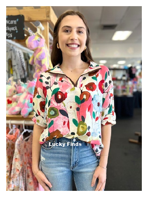 Soulshine Floral Top D1996