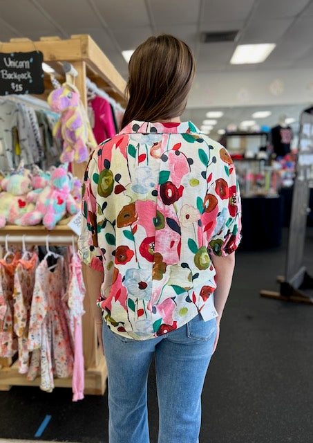 Soulshine Floral Top D1996