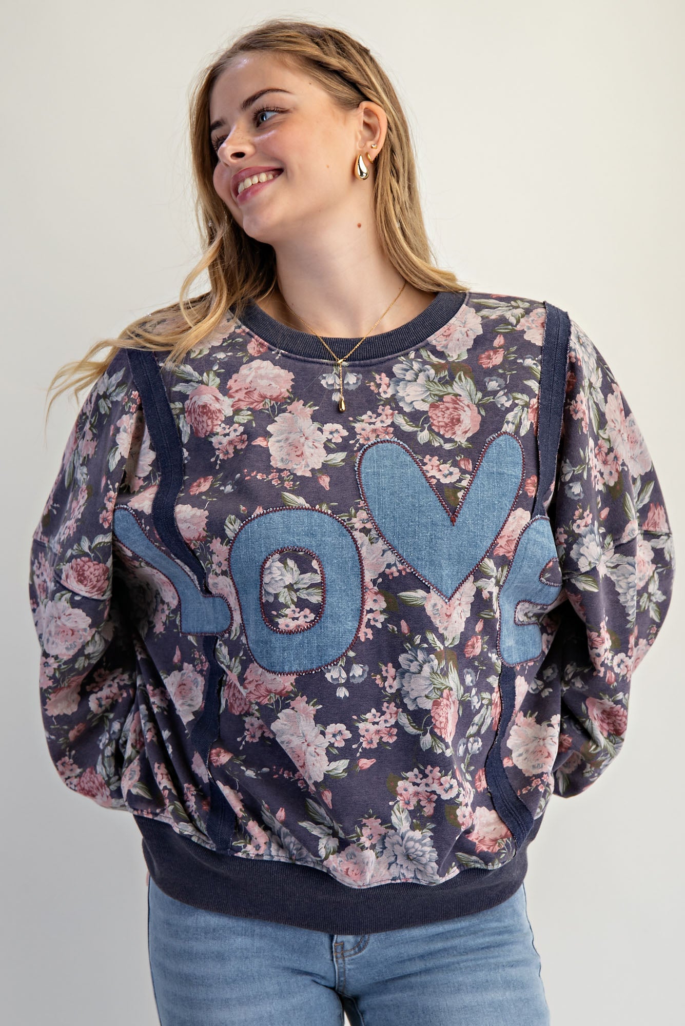 Floral Love Patch Easel Top P382