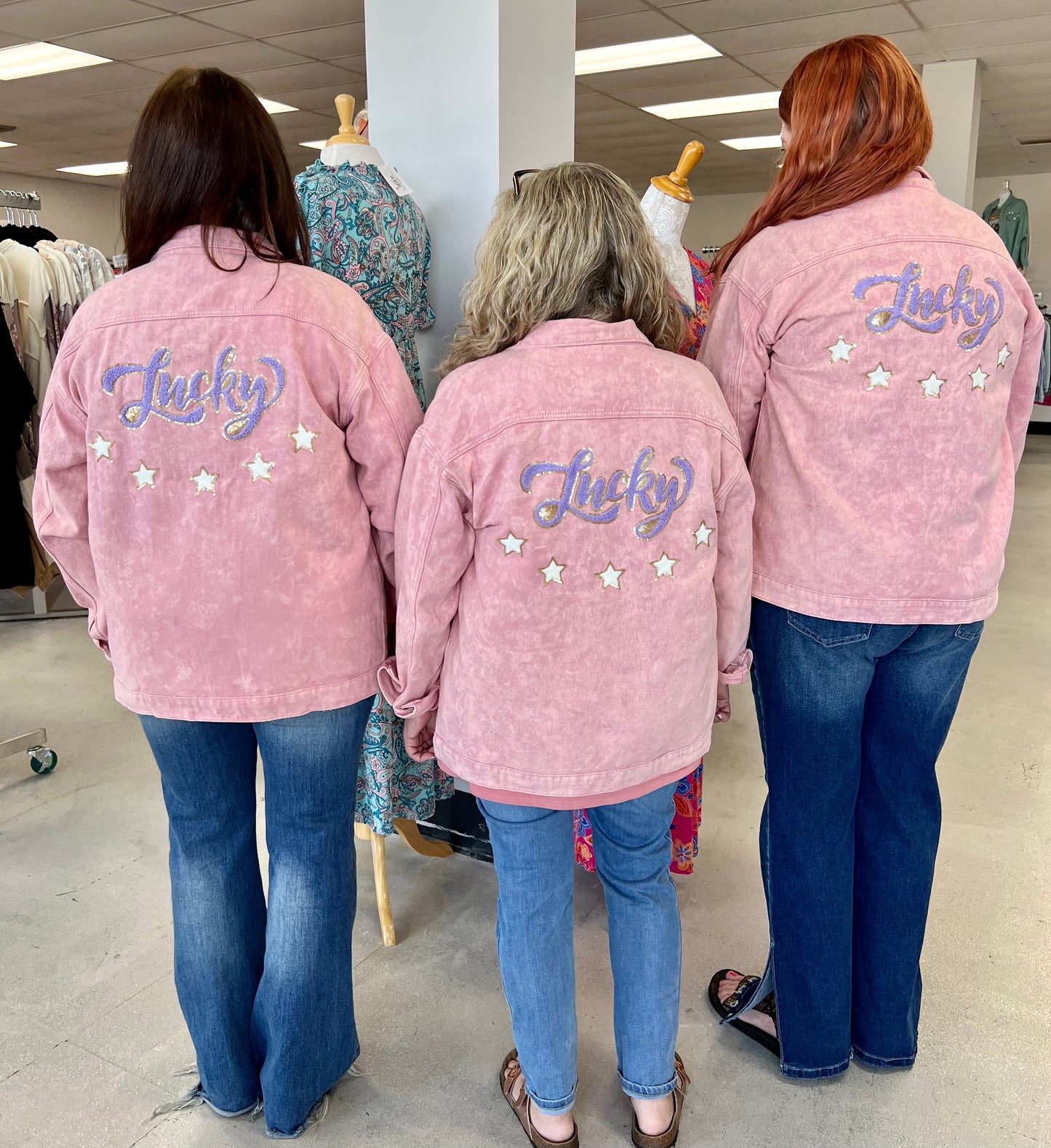 Lucky Patch Sequin Jacket 8626 Final Sale