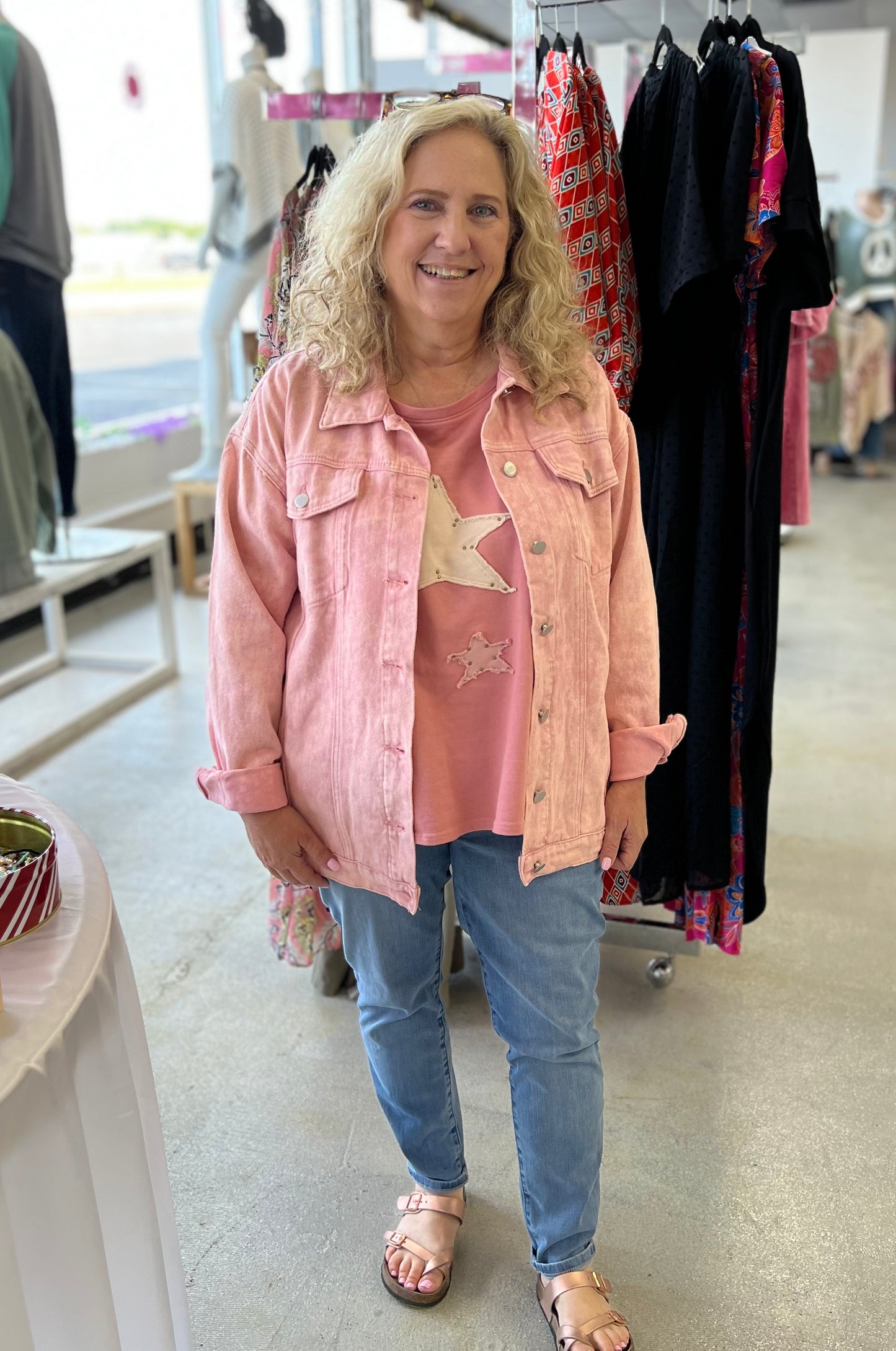 Lucky Patch Sequin Jacket 8626 Final Sale