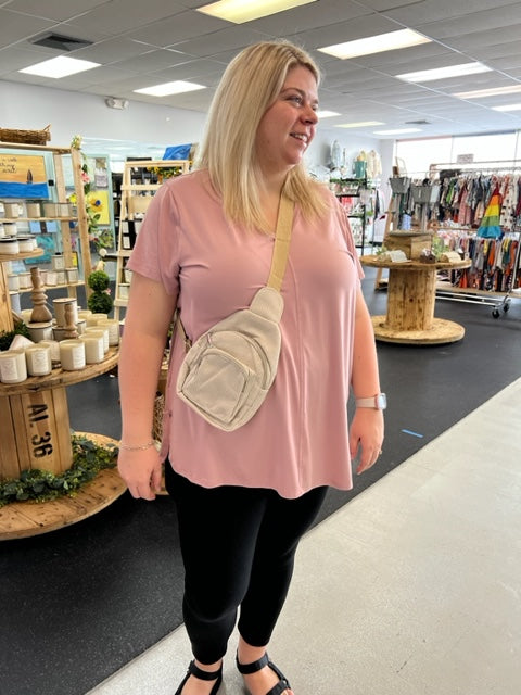Fancy Corduroy Crossbody Bag G186