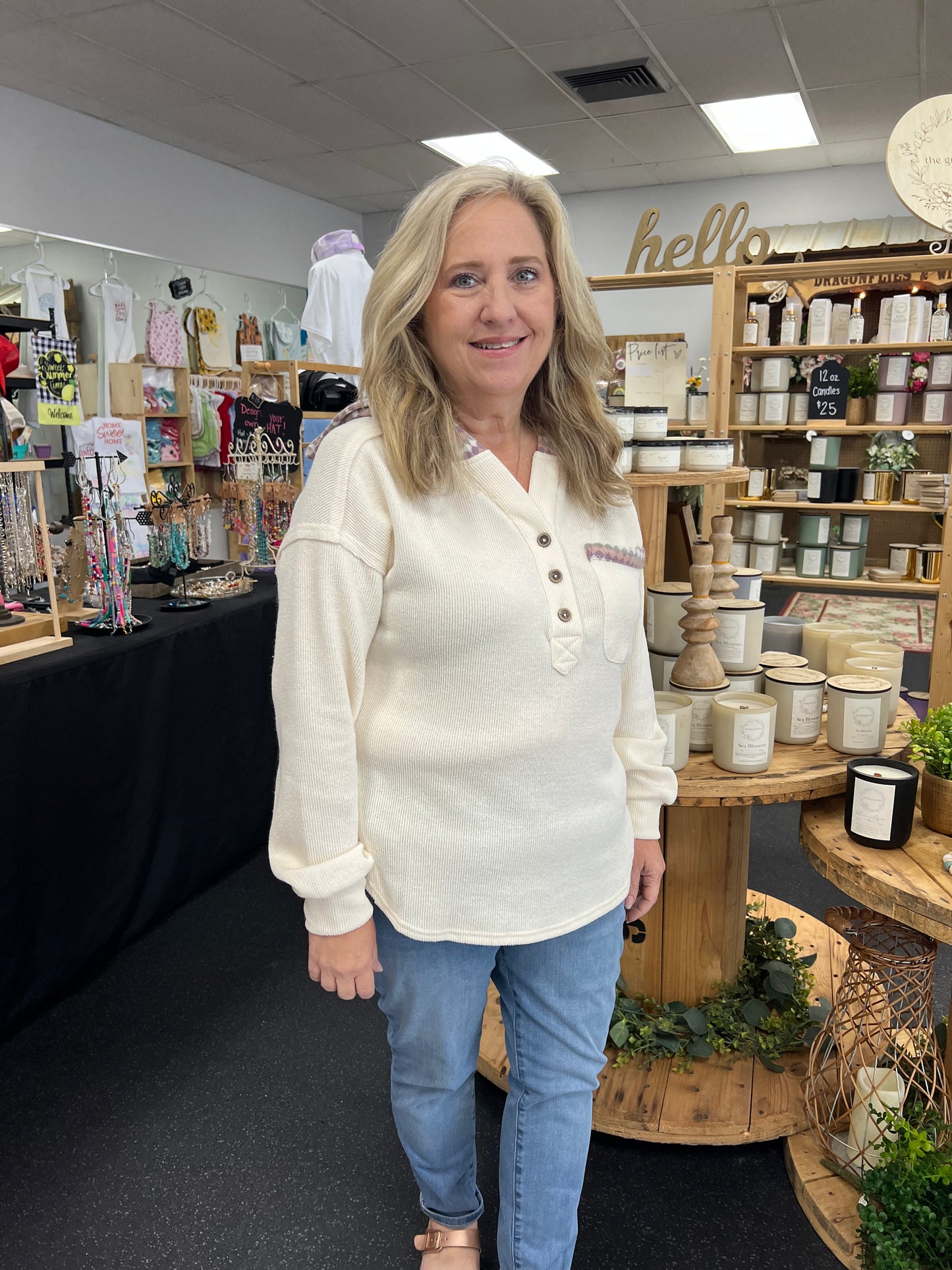 Michelle's Contrast Hoodie 8619