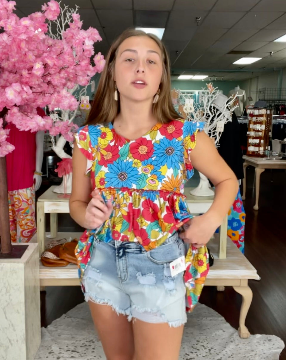 Newport Beach Denim Shorts D1035