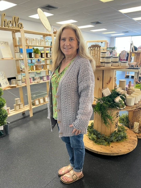 Gracie's Chunky Cardigan D1108