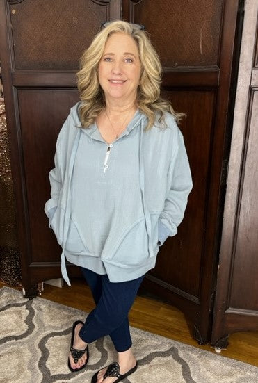 Cute Crinkle Hoodie 8172