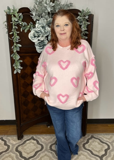 Loving Heart Sweater D1416