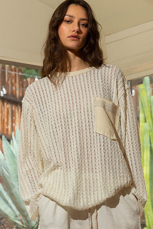 Her Kind Eyelets Top P215