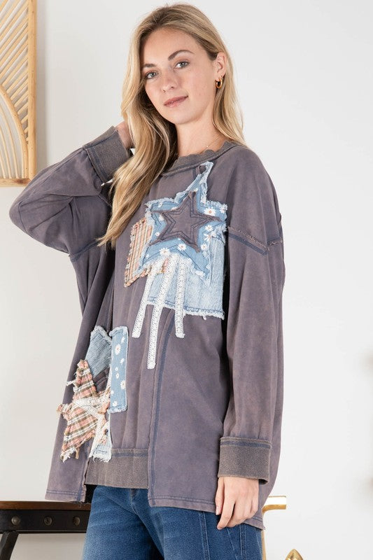 Loving My Patchwork Top P225