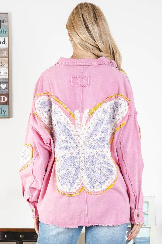 Love of Butterfly Shacket P307