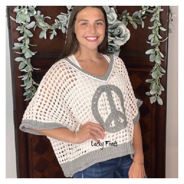 Peace Princess Knit Top P280