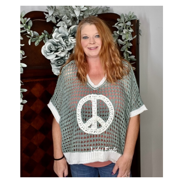 Peace Princess Knit Top P280