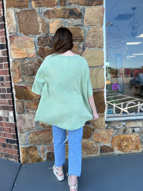 Easel Colorblock Tunic Top P285