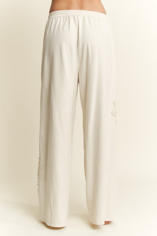 Sweet Lace Wide Leg Pants P287