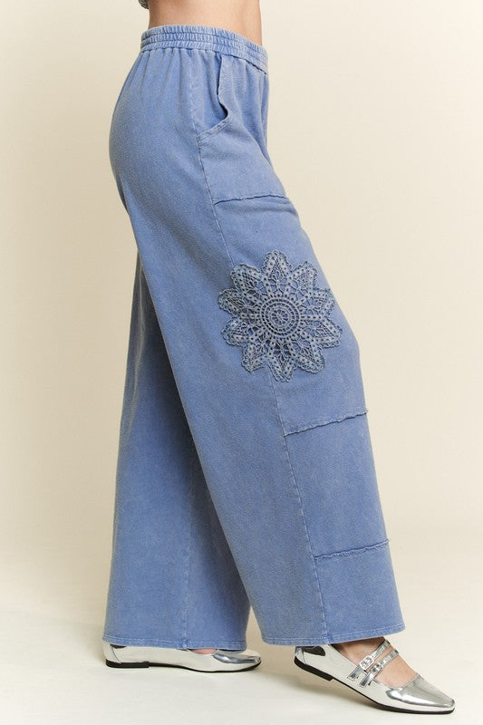 Sweet Lace Wide Leg Pants P287