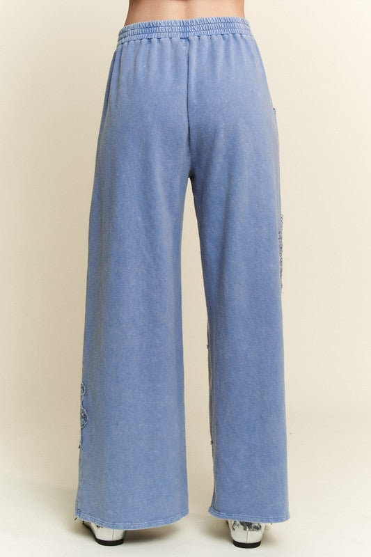 Sweet Lace Wide Leg Pants P287