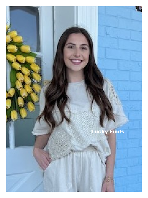 Sweet Crochet & Lace Top P288