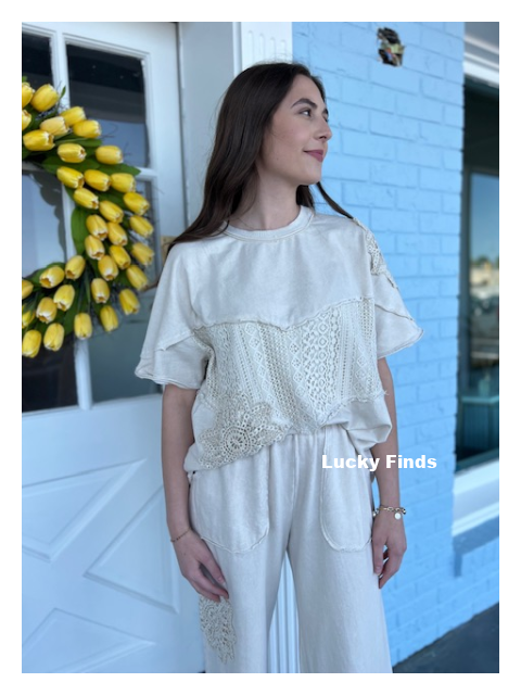 Sweet Crochet & Lace Top P288