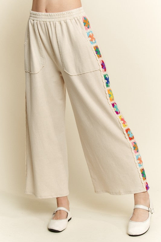 My Crochet Cropped Pants P291