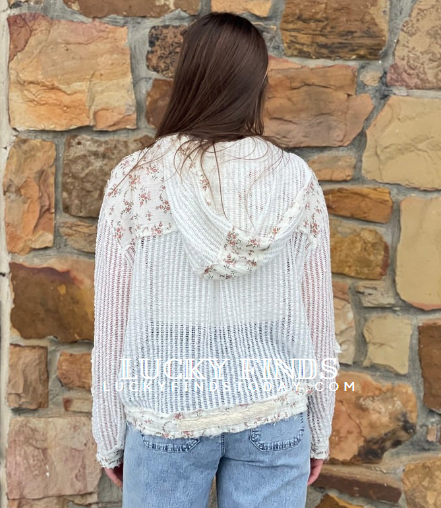 Vintage POL Crochet Hoodie P300