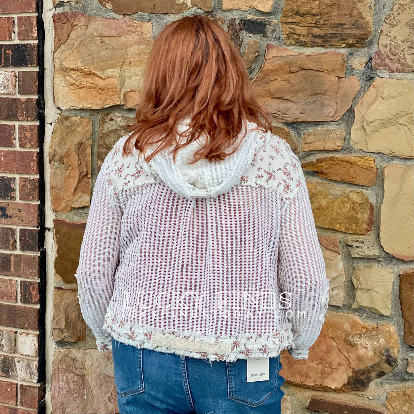 Vintage POL Crochet Hoodie P300