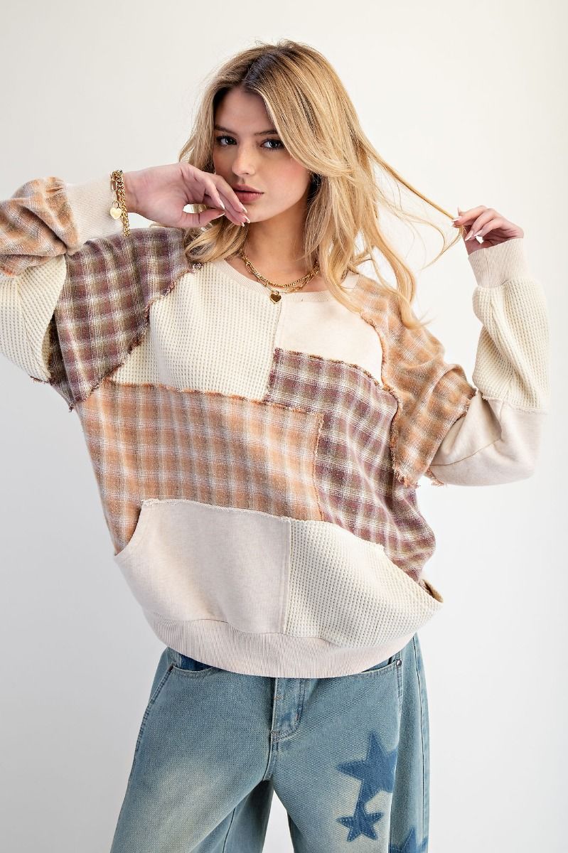 Cozy Easel Patchwork Top P356