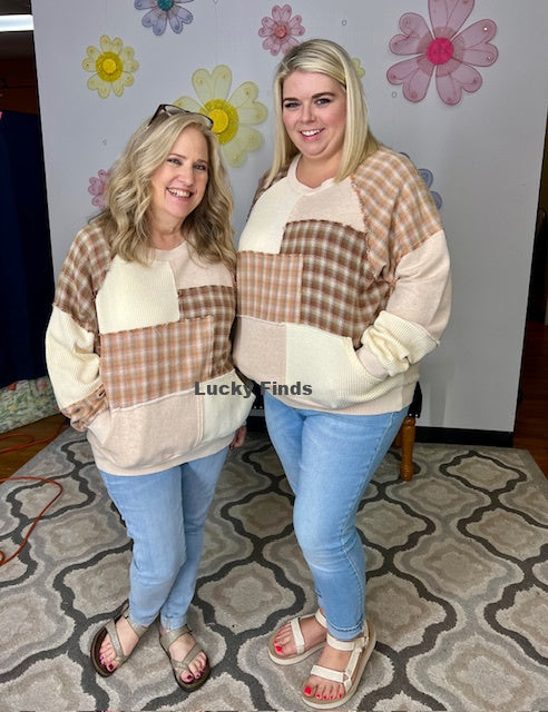 Cozy Easel Patchwork Top P356