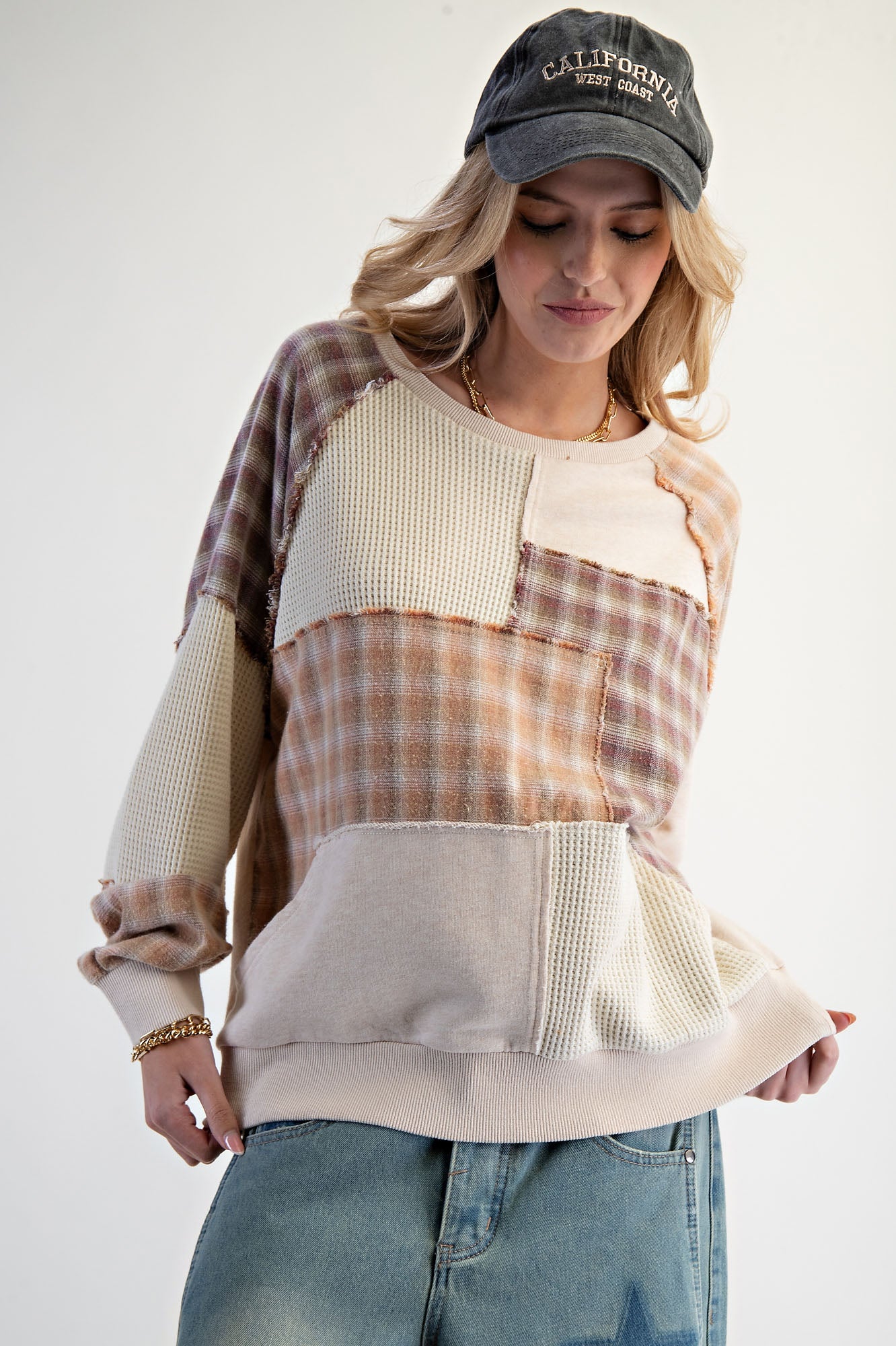 Cozy Easel Patchwork Top P356