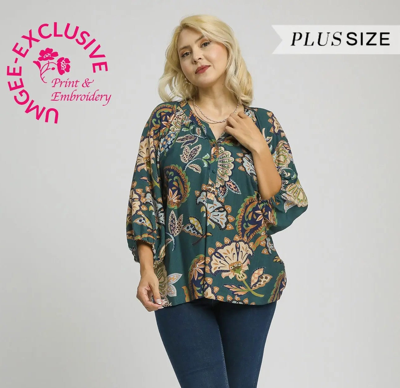 Rocking It Umgee Curvy Top P360