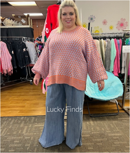 Comfy Easel Curvy chambray Pants P365