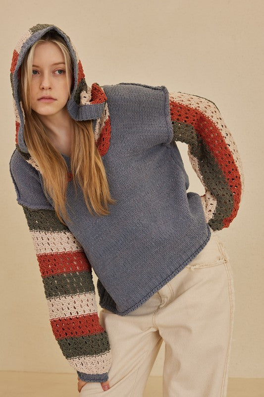 Hight Flying Crochet Hoodie P371