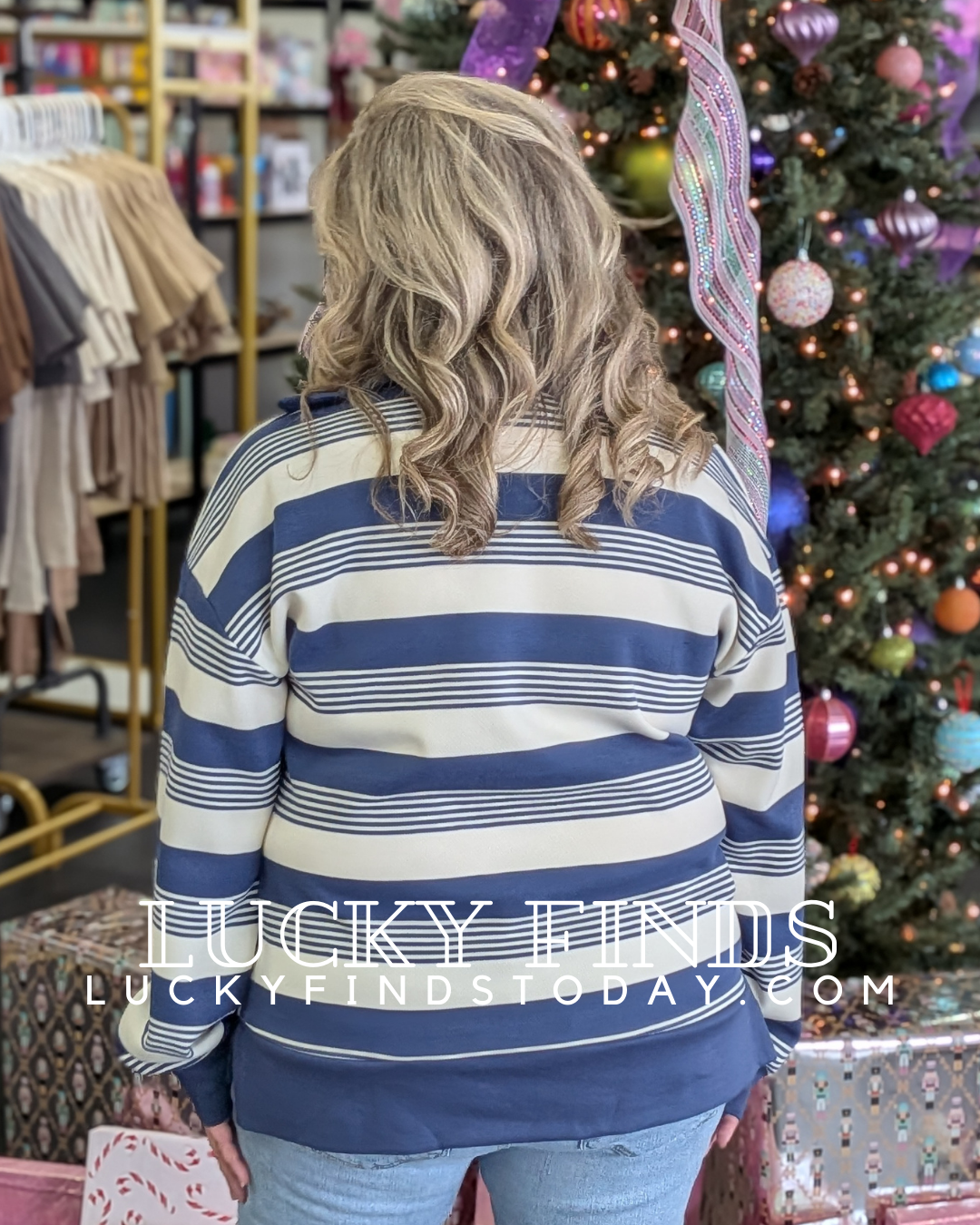 It's Umgee Striped Top P409