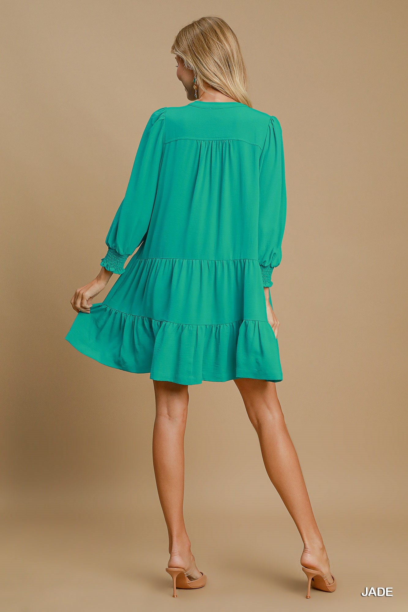 All Day Umgee Tiered Dress P430