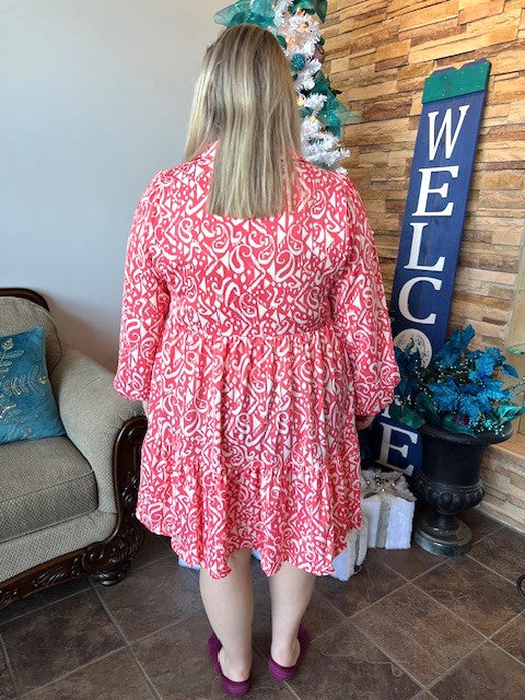 Umgee Multi Tiered Dress P431