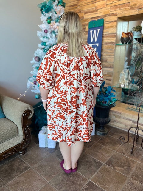 Grace Filled Umgee Curvy Dress P432