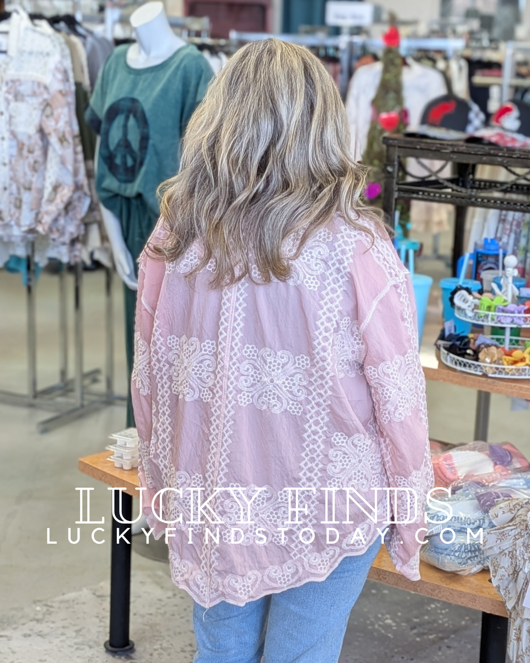 Fancy POL Embroidery Top P452