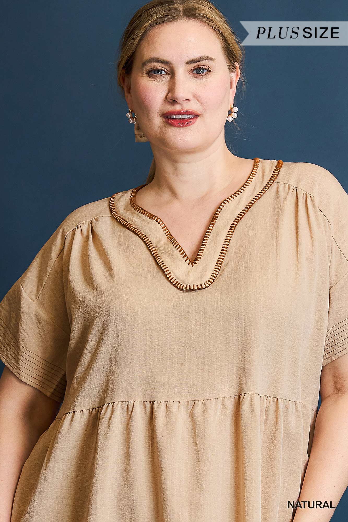 Umgee Tiered Curvy Dress P510