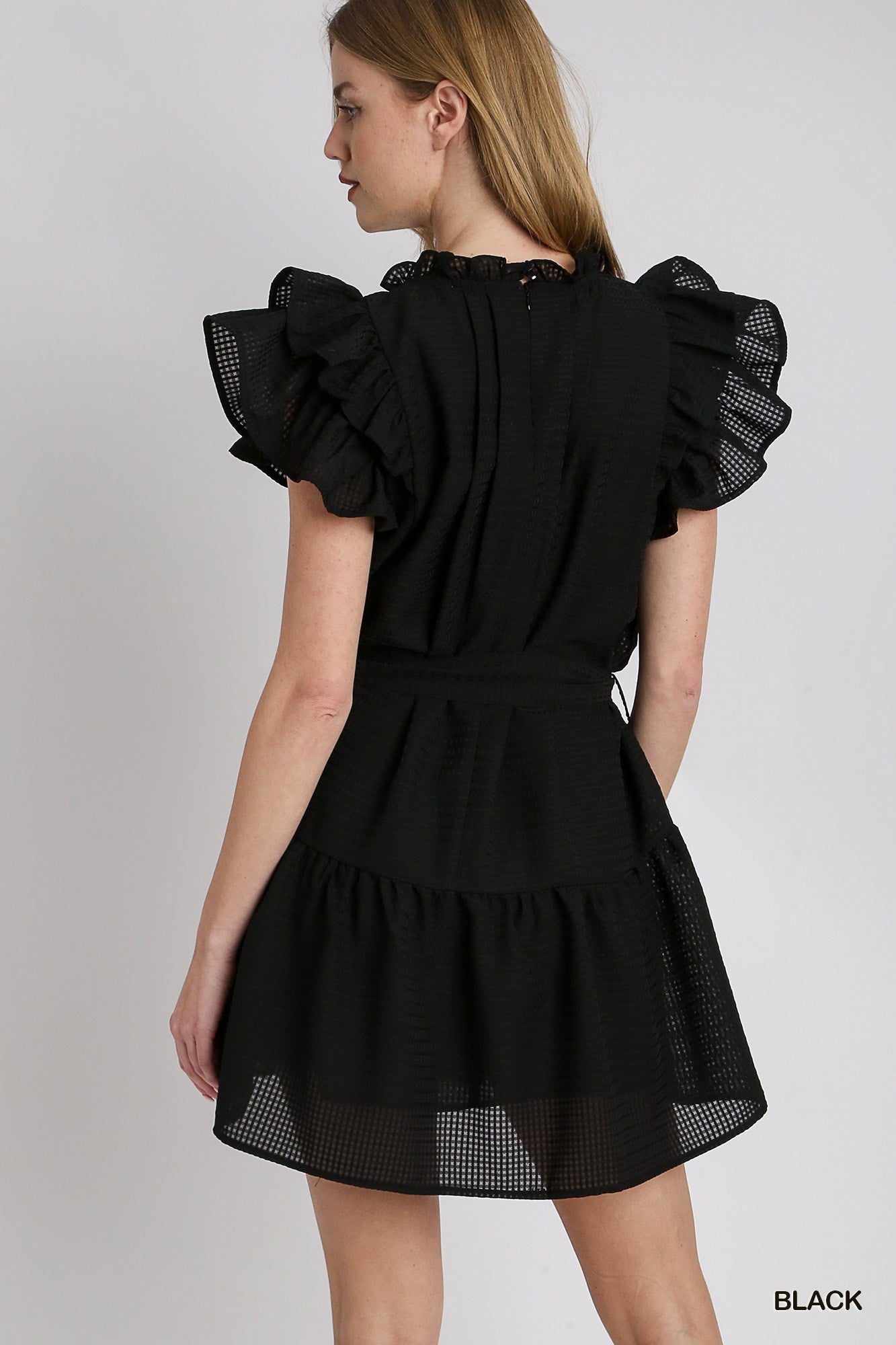 Fun Umgee Tiered Ruffle Dress P514