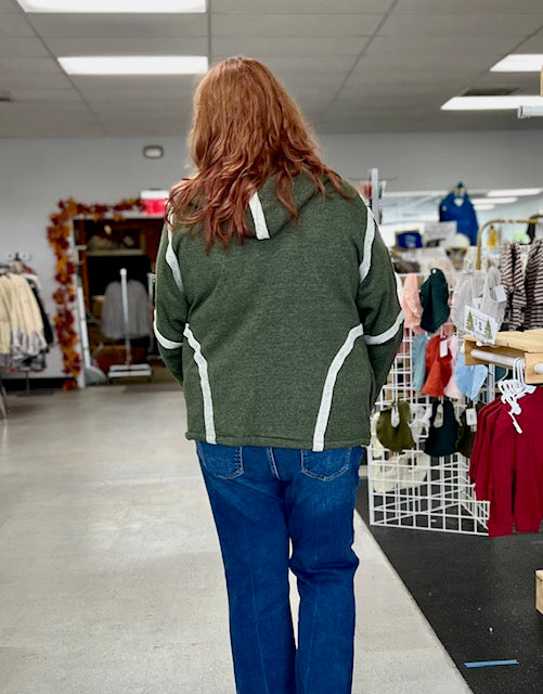 Splash of New Cardigan Hoodie W248