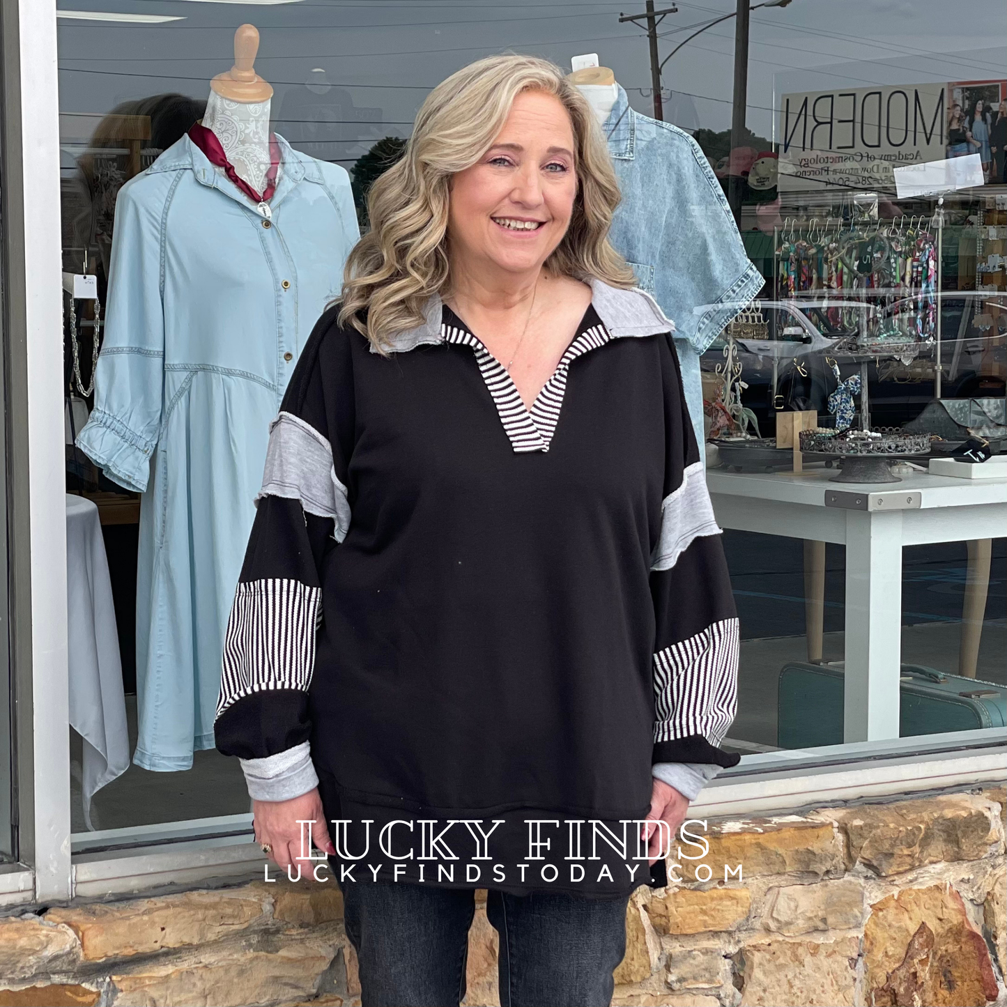Casual Fall weekend Top W114