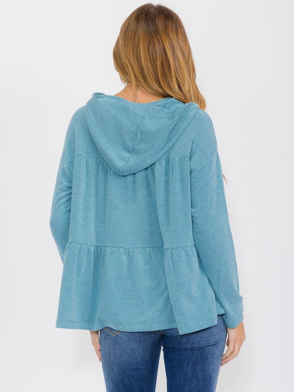 Rooftop Romance Hoodie Top W115
