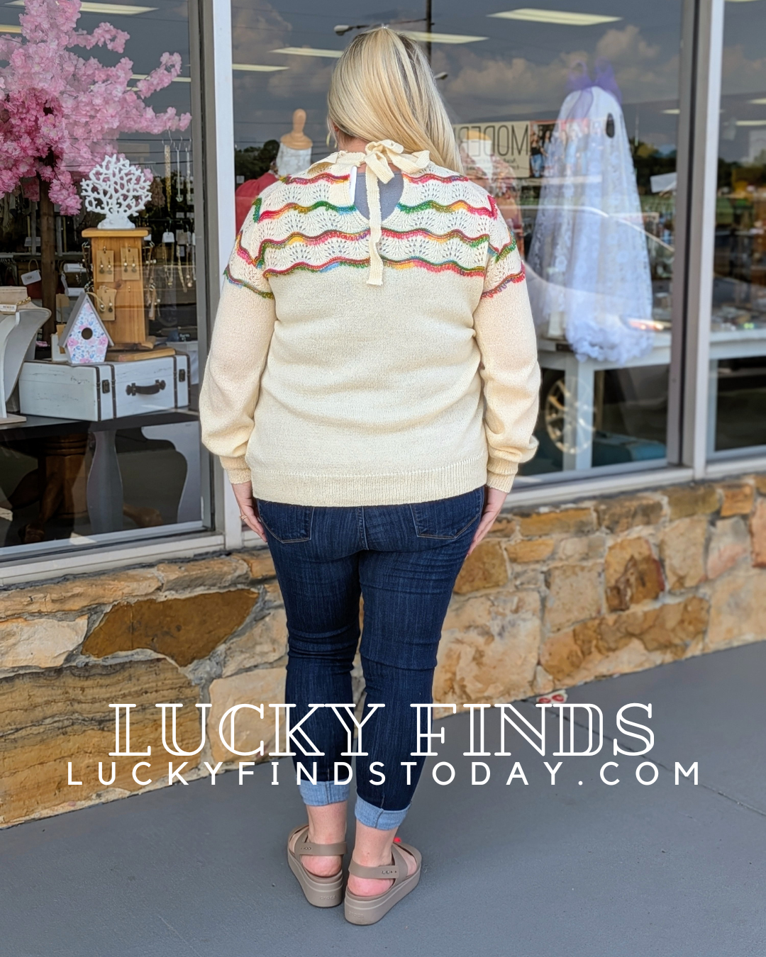 Fan of U Curvy Sweater Top W223