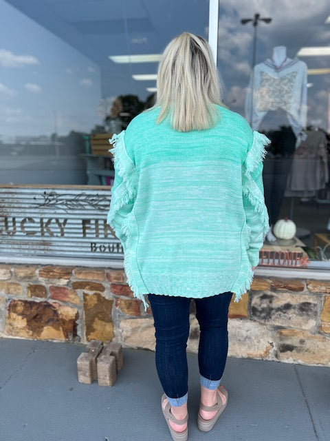 Rooftop Romance Curvy Sweater Top W231