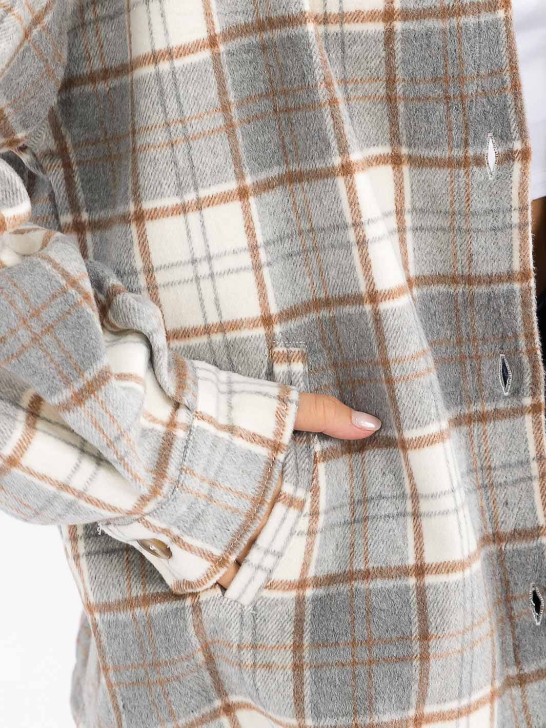 Timeless Cozy Plaid Shacket W236