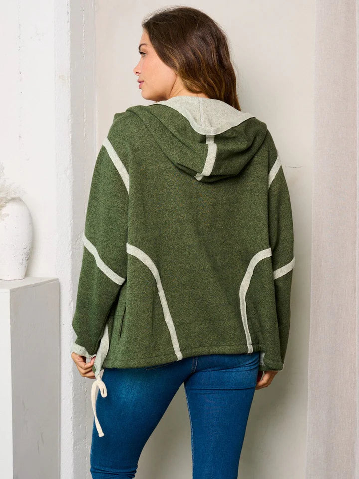 Splash of New Cardigan Hoodie W248