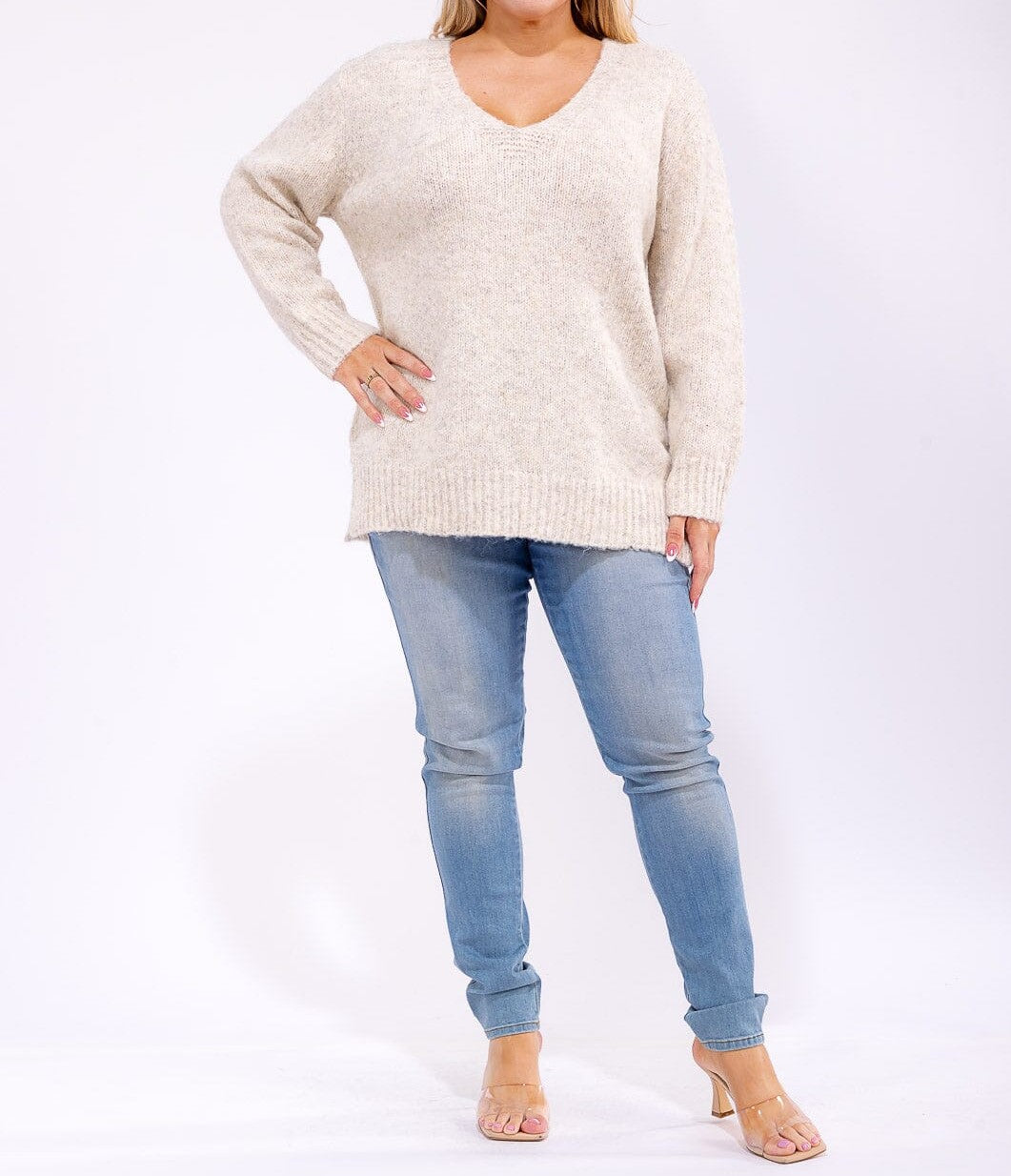 Take Me Curvy Sweater Top W251