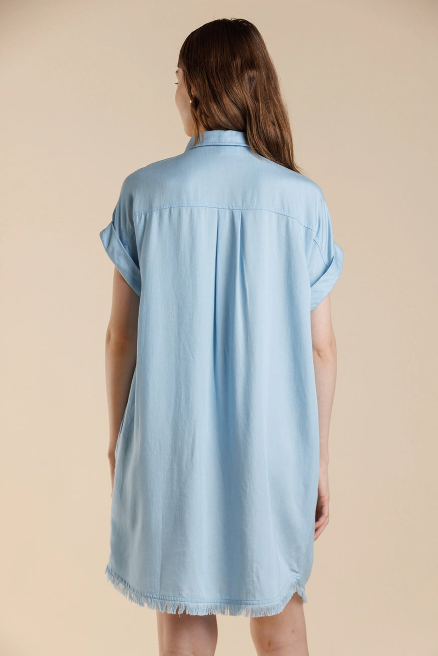 Cruising w You Tencel Shirt Dress W350